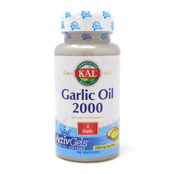 Kal Garlic Oil 2000 ActiveGels - 100 Softgels