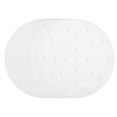 thumbnail image 1 of Uxcell 400pcs forros de freidora de aire de 6.3 pulgadas, forros redondos de vaporera de bambú con agujeros, papel pergamino perforado, papel desechable para freidoras de aire, blanco, 1 of 7
