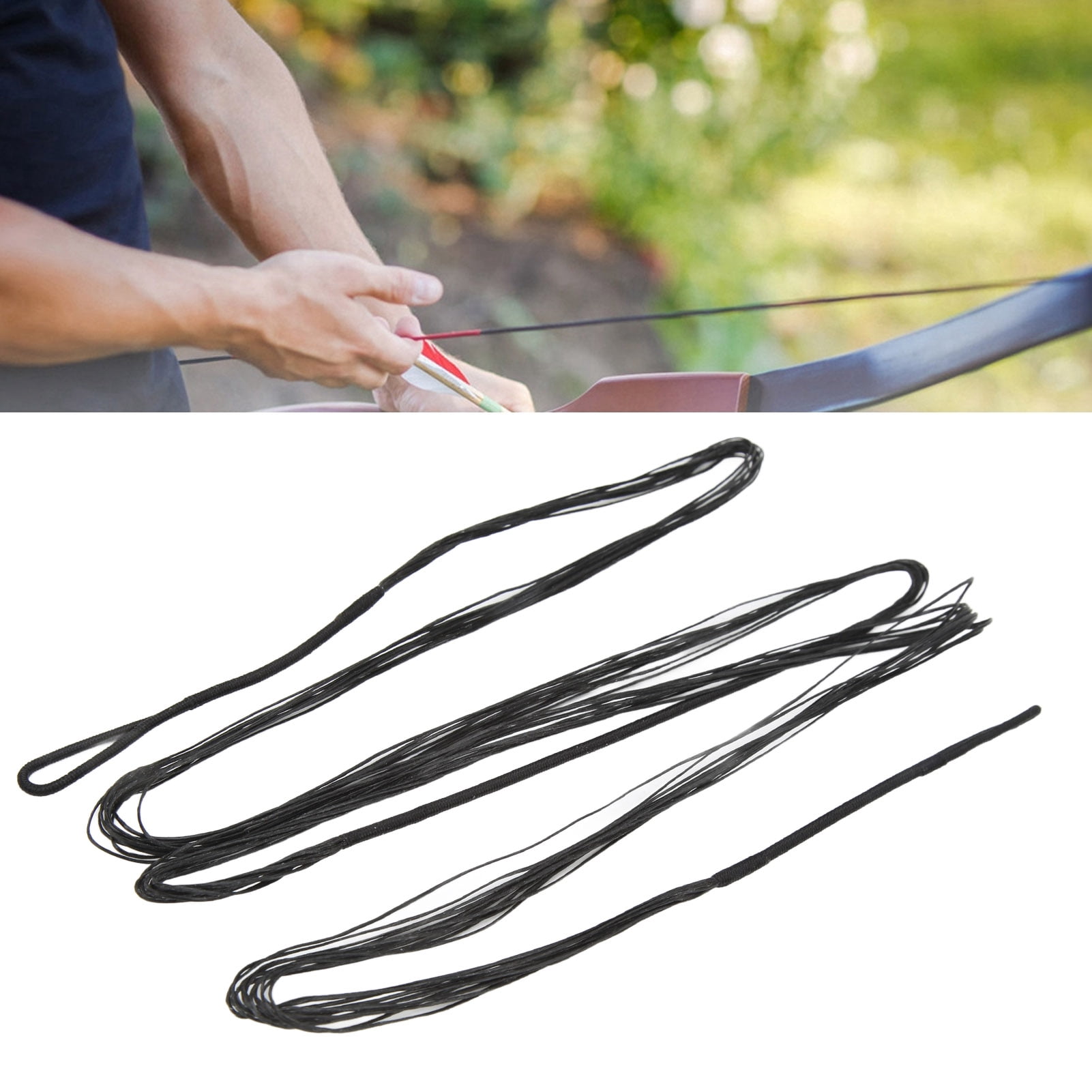 Corde D'arc 66 Pouces 12 Brins – Remplacement Pour Arc Recourbé – Neuve