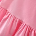 thumbnail image 3 of Vedolay Summer Dresses Toddler Girls Summer Dresses Short Sleeve Tutu Dress,Pink 6-12 Months, 3 of 5