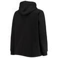 thumbnail image 3 of Women's Fanatics Black New Orleans Saints Plus Size First Contact Raglan Pullover Hoodie, 3 of 3