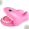 thumbnail image 4 of MasteelfCA Finger Biting Shark Creative Joke Trick Tooth Extraction Game Interactive Toys for Children and Parents (Pink), 4 of 7