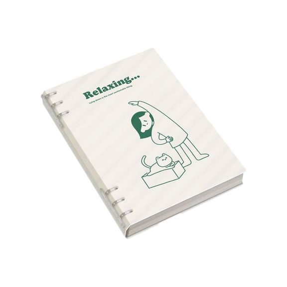 Detachable Rings Binder A 5 B5 Notebook Quality Smooth Writing Paper Materials Customizable Covers Refillable Notebook