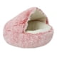 thumbnail image 2 of Bonita cama para gatos, antideslizante, cueva cálida, nido para dormir con bola colgante, tienda de campaña para perros rosado Zulema  Cama para gatos, 2 of 8