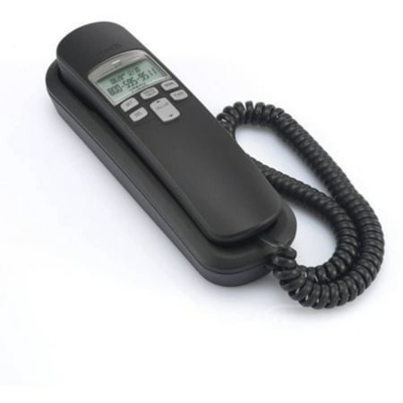 VTech CD1113 Black Trimstyle Phone with Caller ID (Best Corded Phone With Caller Id)