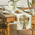 thumbnail image 3 of Sm:)e Elegant Cross He is Risen Spring Easter Table Runner 13 x 90 Inch, 3 of 7