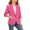 Pink, variant on CPNG Girls' Cropped Blazer Casual and Elegant Loose Suit Jacket Kids School Uniform Lightweight Slim Fit Jacket