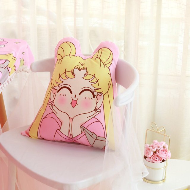 Alfombra redonda de felpa con estampado de niña Luna, 75 cm, antideslizante, para dormitorio, baño, alfombra de juego zhangyuxiang LED