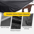 thumbnail image 3 of Housse de Table de Billard en Tissu Polyester Imperméable et Durable (Noir, 210d, 287*155*82cm), 3 of 4