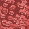 thumbnail image 1 of Ahgly Company Tapis d'Intérieur Lavable en Machine Carré Rouge Transitionnel, 7 Pieds Carré, 1 of 7