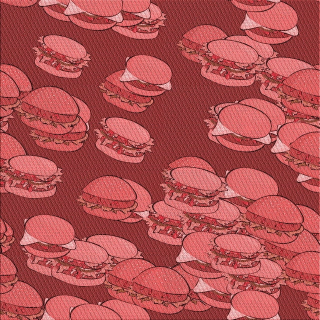 Ahgly Company Tapis d'Intérieur Lavable en Machine Carré Rouge Transitionnel, 7 Pieds Carré