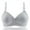 8-Gray, variant on YWDJ Sleep Bras for Women Plus Size Lounge Bras Wireless Comfortable Bras Adjustable Straps Half Cup Push up Wrap Bras Padded Comfortable Bras Solid Sleep Bras Beige XL
