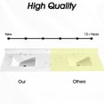thumbnail image 4 of 72"x22" Solid White Product - Faucet Holes for Convenience - Bathroom Usage - Attractive Look, 4 of 7