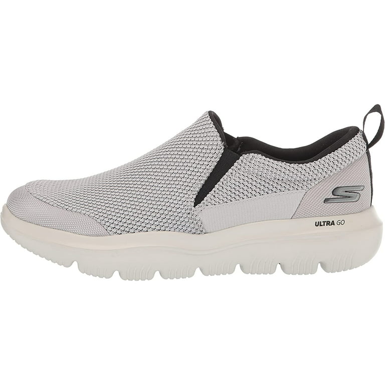 Skechers Men's Go Walk Evolution Ultra-Impeccable Sneaker, Light Grey, 9.5  M US 