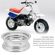 thumbnail image 4 of Llanta De Vacío De La Rueda Delantera, Reduce El Desgaste De Los Neumáticos Llanta De La Motocicleta Ligera Alta Resistencia Larga Vida útil Para Neumáticos De 8 Pulgadas, 4 of 7