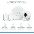 thumbnail image 2 of Amcrest Home Security System, DIY Smart Home Alarm System for Home with No Monthly Fees, Remote Arm/Disarm & Phone App Alerts, 4 Pieces-Kit (PIR Motion Sensor, Door Window Sensor, Alarm Hub), 2 of 3