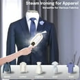 thumbnail image 2 of Travel Steamer for Clothes Portable Mini, 1300W Steam Iron for Clothes, TIFOR 10S Fast Heating, 180° Rotatable Mini Steamer, 2-in-1 Handheld Clothes Steamer With LCD Screen, 2 of 7
