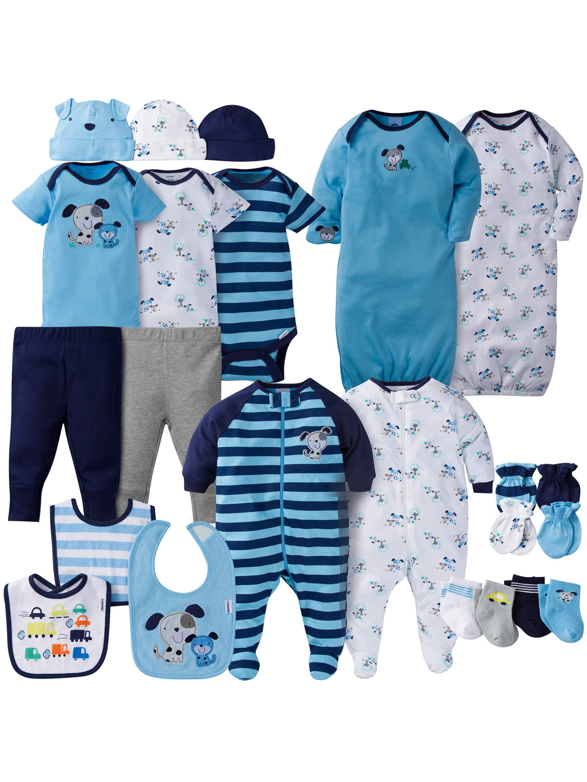 Gerber Gerber Newborn Baby Boy Perfect Baby Shower Gift Layette Set