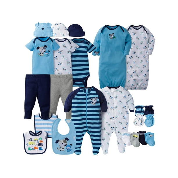 Gerber Gerber Newborn Baby Boy Perfect Baby Shower Gift Layette Set
