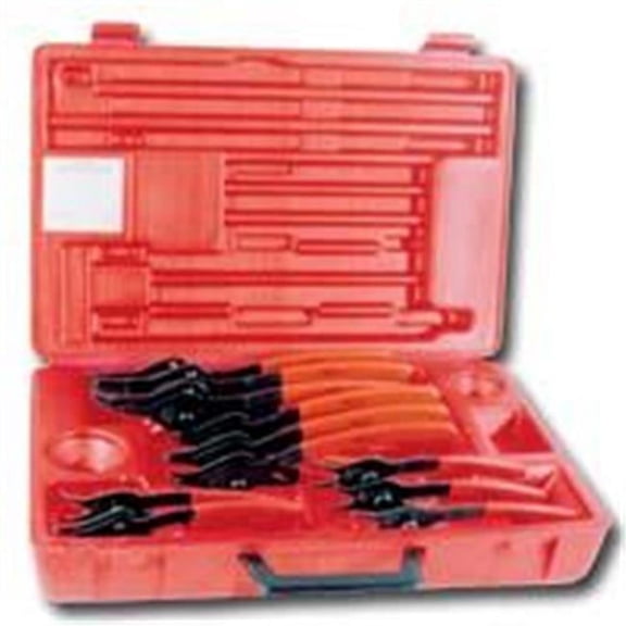12 Piece Universal Snap Ring Plier Kit