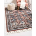 thumbnail image 3 of Rugs.com Aramis Collection Rug – 3' x 5' Rust Red Medium Rug Perfect For Entryways, Kitchens, Breakfast Nooks, Accent Pieces, 3 of 8