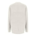 thumbnail image 4 of UAMVSH Womens Oversized Cardigans Open Front Knit Sweater Dressy Casual Drop Shoulder Long Sleeve Jacket with Pockets, 4 of 6