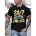 thumbnail image 1 of Camiseta de moda con estampado 3D para hombre: informal, de algodón transpirable, lavable a máquina, cuello redondo y diseño gráfico único. Ideal para adultos, hombres, mujeres, adolescentes y jóvenes, 1 of 5