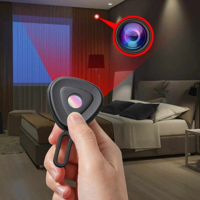 Multi Functional Infrared Detector, Hotel Intelligent Peeping Monitoring Detector, 6 Meters Detection Range, Four Infrared Light Beads, Two Lighting Modes, Type-C Fast Charging, Portable