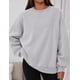 thumbnail image 5 of Sudadera PRETTYGARDEN Gris Medio Oversize Cuello Redondo, 5 of 6