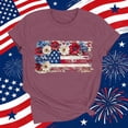 thumbnail image 5 of Patriotic Shirts July 4th Shirts for Women American Flag T-Shirts USA Fourth of July Casual Tee Top, 5 of 7