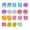 Multicolor, variant on 19 Pcs Transparent Light Green Resin Fake Ice Cubes, Artificial Square Ice Rocks, Decorative Vase Fillers, Food Display & Photography Props for Bar, Home Decor, DIY Crafts