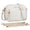 Beige, variant on Crossbody Bag for Women, Small Leather Cross Body Bag Ladies Handbag Shoulder bags Phone Purse with 2 Detachable Straps, Black