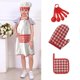 thumbnail image 1 of Cooking set for kids Dressed up cook apron for role play in the kitchenKids cooking set, 1 of 4