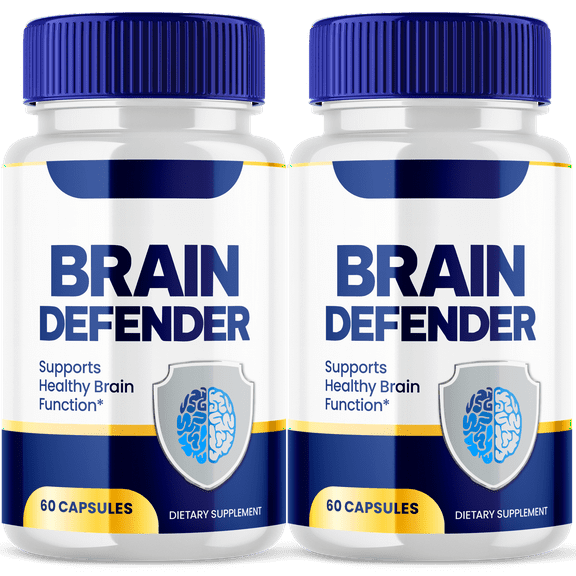 Brain Defender Brain Support Supplement Capsules Advanced Formula Pills 120 Capsules