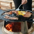 thumbnail image 2 of Solo Stove Ranger Cast Iron Griddle Top, Cookware for Ranger fire pit, Fireplace accessory, Cooking surface: 14.25", Weight: 12.5 lbs, 2 of 5