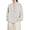 White, variant on WHEANG Summer Linen Shirts for Women Buttons V Neck Summer Tops Casual Blouses Cozy Loose Fit Basic T Shirts Stand Collar Pullover Long Sleeve Shirts Breathable Linen Tops White 2XL