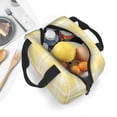 thumbnail image 4 of Bolsa de almuerzo DADABULIU, aislante a cuadros de color amarillo pastel, reutilizable, 4 of 9