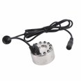 thumbnail image 1 of Fog Atomizer, 12 LED Color Changing Mist Maker Fogger Zinc Alloy Humidifier for Water Fountain Pond Rockery Vase Birdbath, Designed for Long Lasting Use, 1 of 7