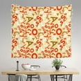 thumbnail image 2 of Pofeuu Scandinavian Alphabet2 Print Wall Tapestry Decoration Wall Hanging Tapestry 60 x 51 Inch, 2 of 6