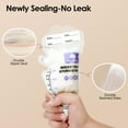 thumbnail image 7 of Dearlomum BPA-Free Breastmilk Storage Bags - 120 Pcs, 9 Ounce, Self-Standing with Pour Spout, Space-Saving Flat Profile, Ideal for Convenient Breastfeeding and Milk Storage, Refrigeration & Freezing, 7 of 7