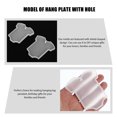 thumbnail image 4 of 2 Pcs Moules en Silicone pour T-Shirt Moule en Résine Époxy Pendentif Étiquette Suspendue avec Trou, 4 of 7
