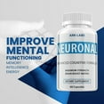 thumbnail image 4 of Neuronal - Brain Boost Matrix Supplement - Memory Booster Dietary Supplement for Focus, Memory, Clarity, & Energy - Advanced Cognitive Formula for Maximum Strength - 120 Capsules (2 Pack), 4 of 6