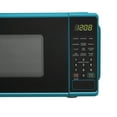 thumbnail image 3 of Mainstays 0.7 Cu ft Compact Countertop Microwave Oven, Teal, 3 of 14