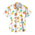thumbnail image 4 of Hawaiian Shirt For Men, Men's Vintage Button Down Bowling Shirts Short Sleeve Summer Beach Shirt2XL, 4 of 5