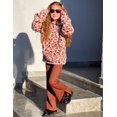 thumbnail image 4 of Arshiner Girls Hoodie Sherpa Fleece Pullover Hooded Sweatshirt for Girl Button Up Casual Outerwear Coat With Pockets, 4 of 6