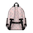 thumbnail image 3 of Pink Cow Strawberry Pattern Backpack for School,Cute School Bag,Schoolbag with Adjustable Shoulder Straps & Padded Back,15.25"x11.5"x5.25", 3 of 5
