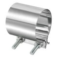 thumbnail image 1 of Abrazadera de Escape de Acero Inoxidable de 3" con Tornillos M10 para Conexión de Tubos de Silenciador de Coche, 1 of 7