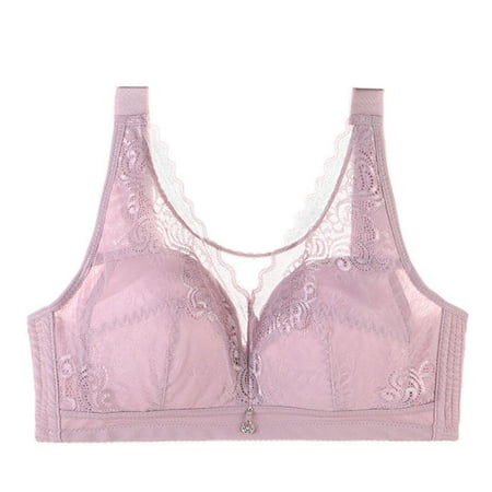 

MINZON Bra for Women Push Up Adjustable Bra Tube Top Sagging No Wire Full Cup Lift Underwear