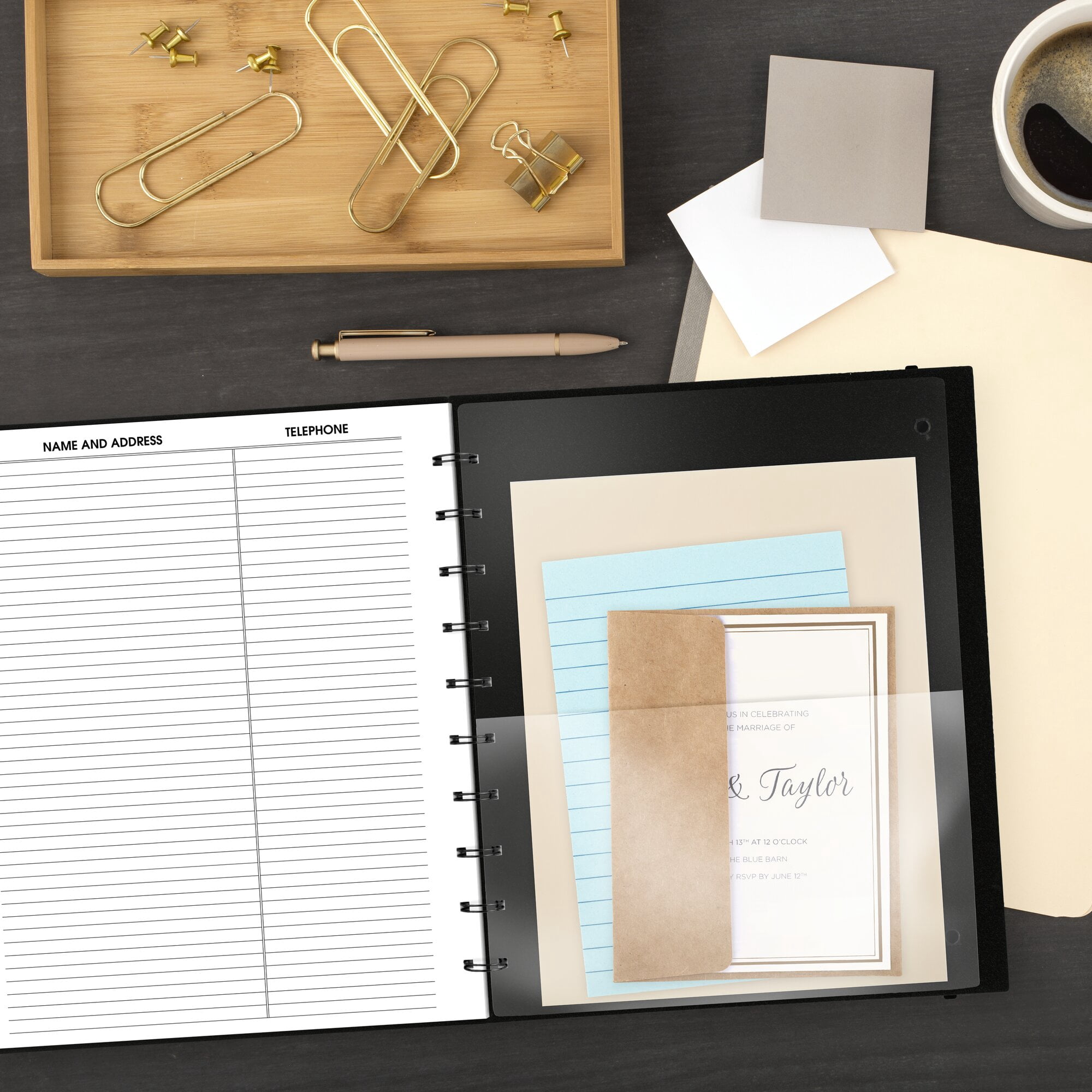AT-A-GLANCE Move-A-Page 2027 Weekly Monthly Appointment Book Planner Black Large