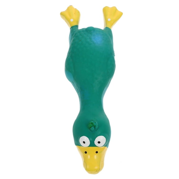 Niceauty Puppy Teething Squeaky Toys Sky Blue Latex Chewing Resistance 1Pack